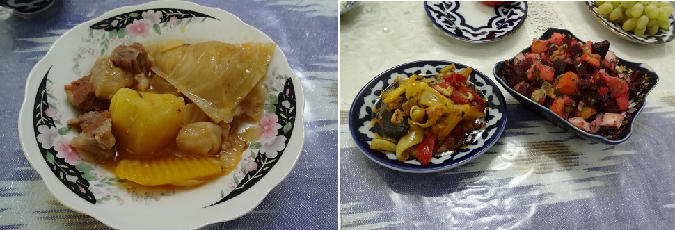 ウズベキスタンで食べた煮込み料理