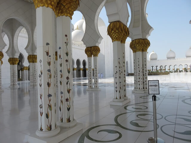 UAEアブダビのシェイクザイードグランドモスク