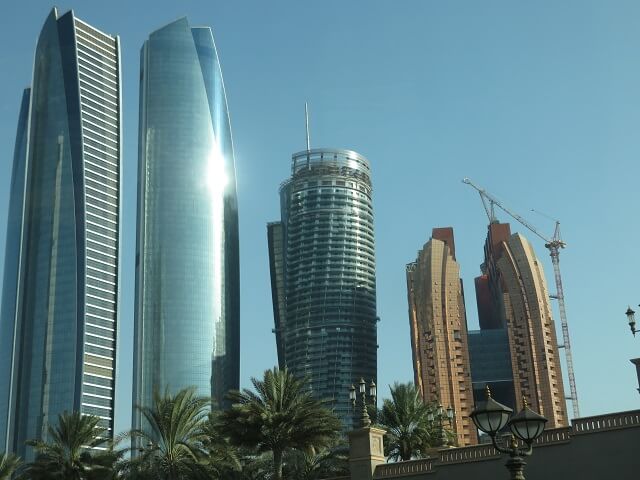 UAEアブダビのビル