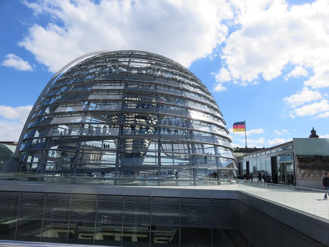 ドイツ連邦議会議事堂のガラスドーム