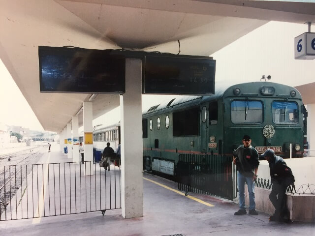 チュニジアの電車