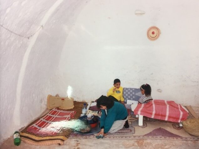 チュニジアのマトマタの家の中