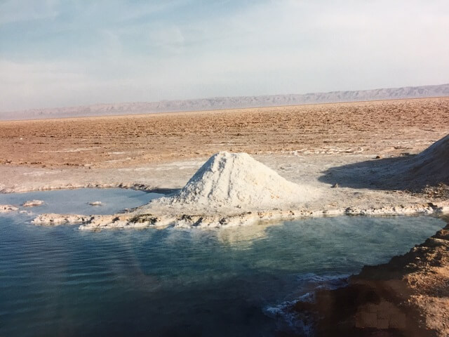 チュニジアの塩湖