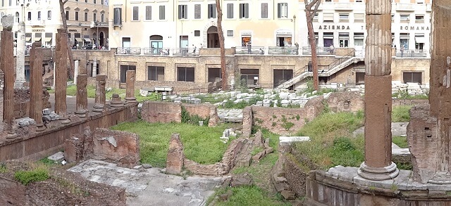 イタリア・ローマのアルジェンティーナの遺跡