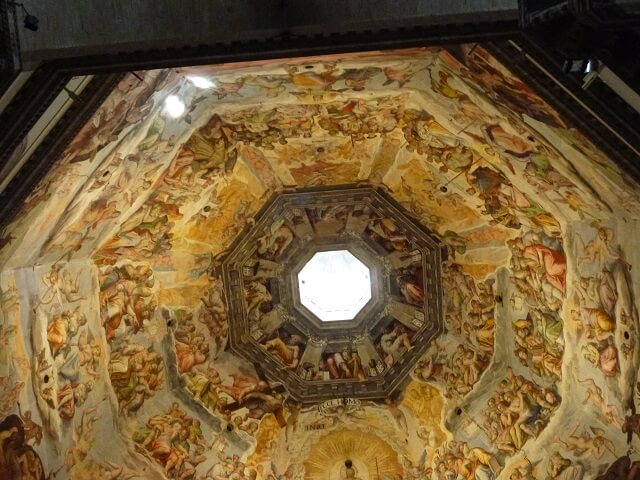 イタリア・フィレンツェのドゥオモのクーポラのフレスコ画