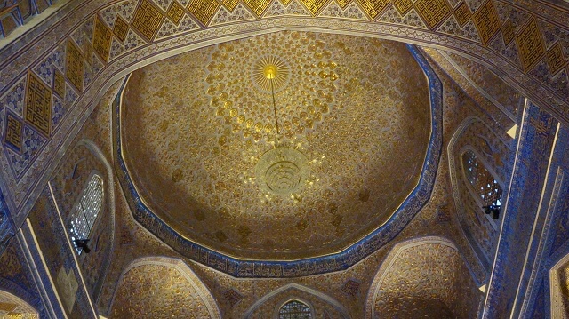 サマルカンドのグリ・アミール廠の天井