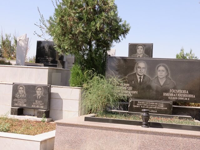 ウズベキスタンの現在のお墓