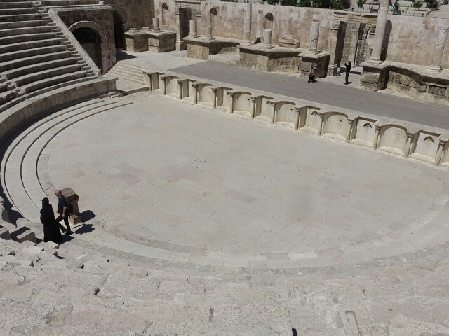 ヨルダンのアンマンにあるローマ劇場