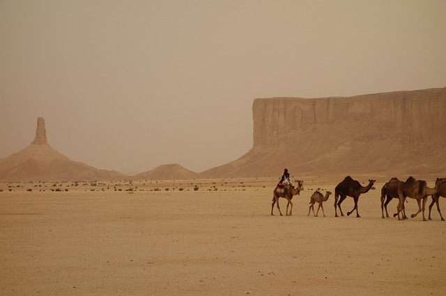 サウジアラビアにあるナバテア人の遺跡