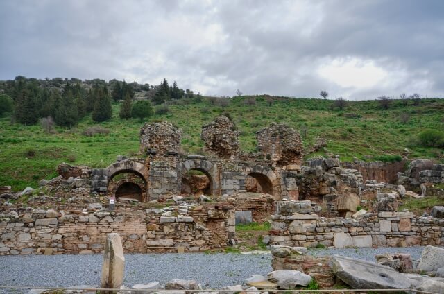 トルコのエフェソス遺跡の音楽堂