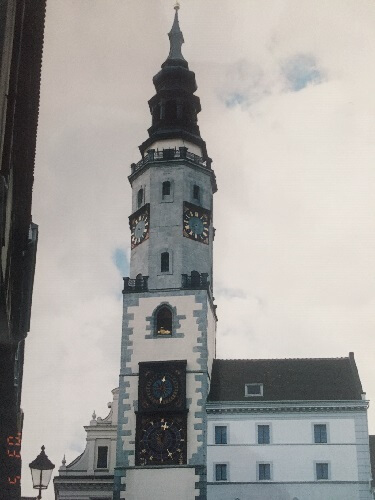 東ドイツのゲルリッツの市庁舎